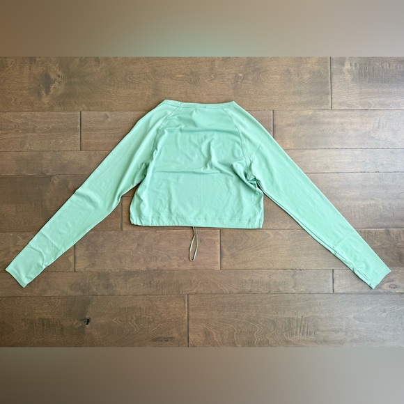 Gymshark Dry Drawstring Long Sleeve Crop Top - Picture 8 of 8